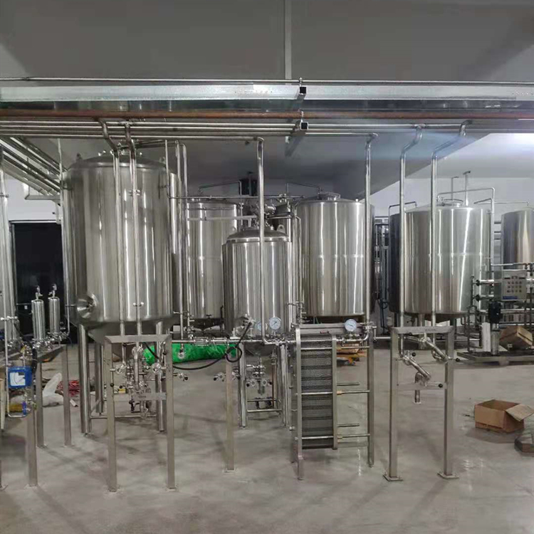 4000L Five vessels turnkey beer brewery